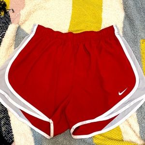 NIKE: Beautiful red cherry color Nike shorts.